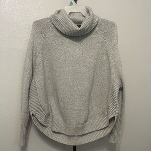 by & by Light Gray Cowl Neck Sweater